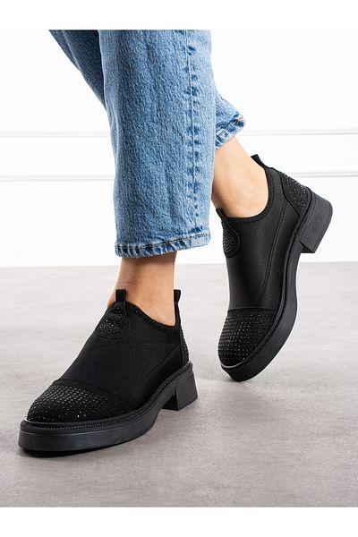 Alemdar Shoes Γυναικεία παπούτσια POİSE Λεπτομέρεια Μαύρη Πέτρα
