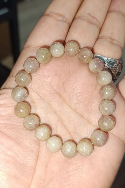 TAŞÇIZADE Sun Stone 10 mm Natural Natural Stone Bracelet
