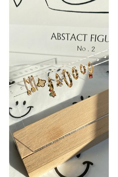 GAMZE STEEL VIP CIGARDS INCLUDED EARRING SET