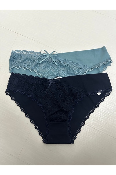 DAGBUTIK Cotton Front Lace Detail Women's Panties