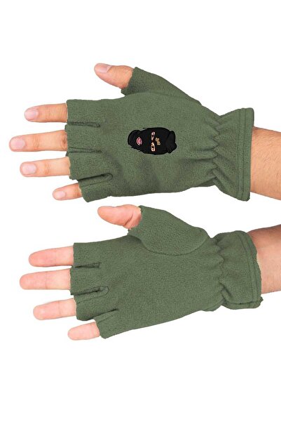 Fanze Γάντια ραπ πολάρ κομμένα με σχέδιο rnz4676