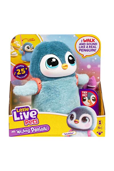 Tower Toys LP600000 Little Live Pets Yürüyen Penguen LLS Tüylü Penguen