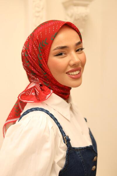 Silk Home Soft Cotton Metric Patterned Scarf