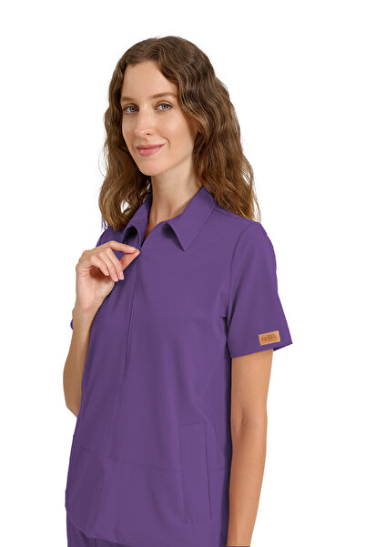 Brl Üniforma Jednostrana gornja strana Sa džepovima Skriveni rajsferšlus Polo...