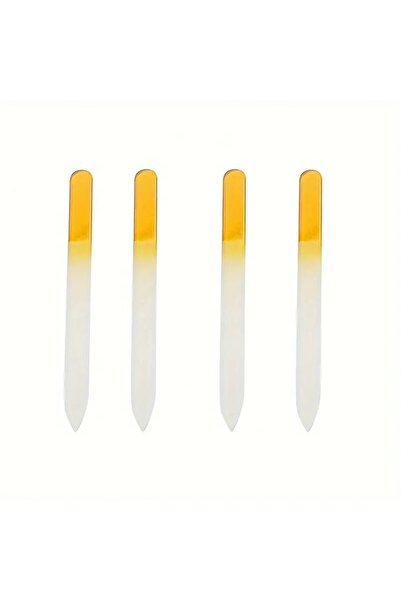 Orange Cam Tırnak Törpüsü Küçük Boy -Nail File Taşıma Kılıflı