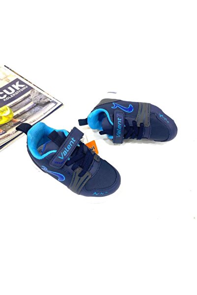 maxmoda Yeni Sezon Lacivert Ortopedi Tam Kalıp  Erkek Çocuk Spor Ayakkabı