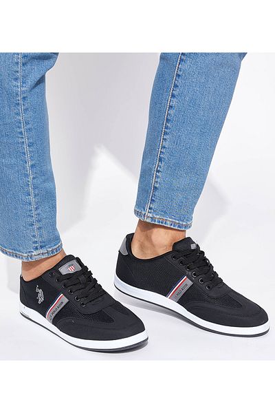 U.S. Polo Assn. Us Polo Assn. Wt Kares Men's Black Sneakers