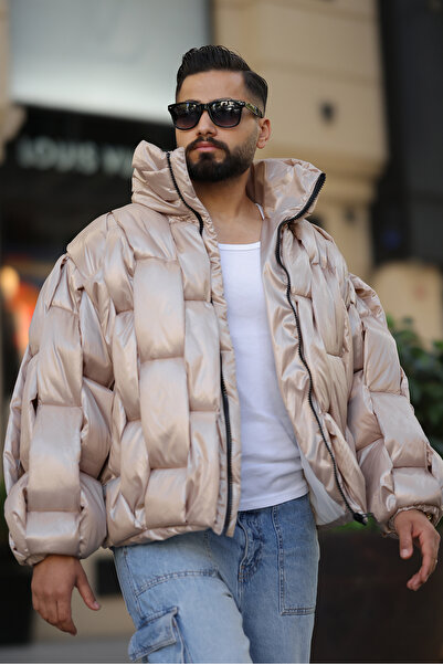 MODAEMAS ERKEK OVERSİZE DİK YAKA ŞİŞME MONT