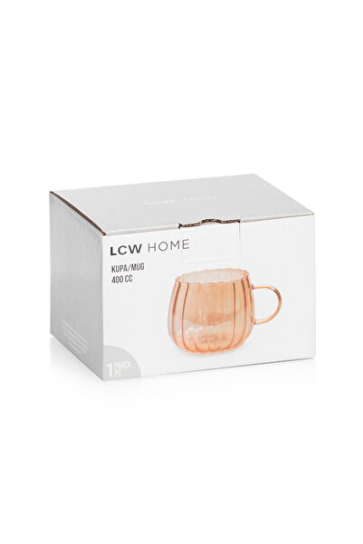 LC Waikiki Brown Patterned Glass Mug 400 ml