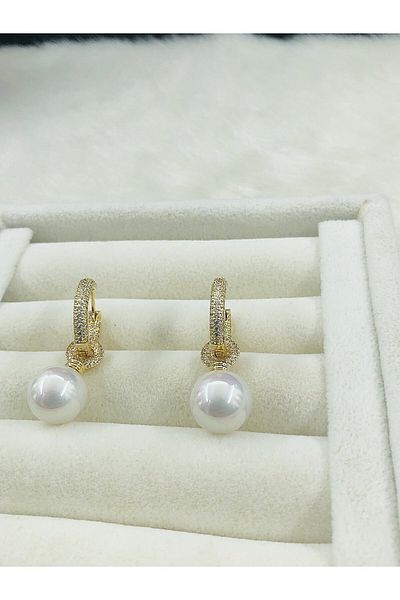 DS DİAMONDSHOP New Season Pearl Earrings - Çkp- 2024110023