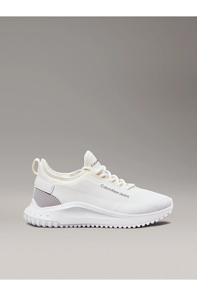 Calvin Klein Beige Sneaker - Wide Toe, Foam Padded, Mesh Yw0Yw01572-0F5
