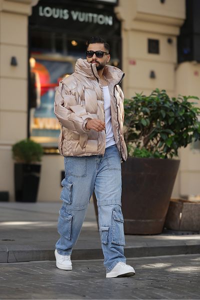 MODAEMAS ΑΝΔΡΙΚΟ ΠΑΛΤΟ ΜΕ ΚΑΘΙΣΤΟ ΓΙΑΚΑ OVERSIZE