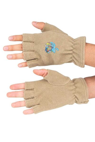 Fanze Mănuși de iarnă din lână polară cu imprimeu Apple - rnz3671