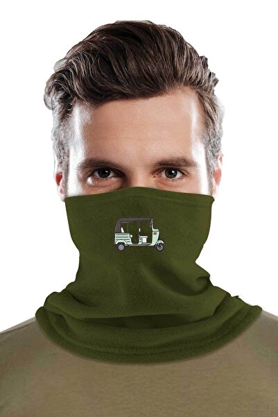 Fanze Guler de iarnă din lână polară imprimat Winter Tuk Tuk - rnz3468