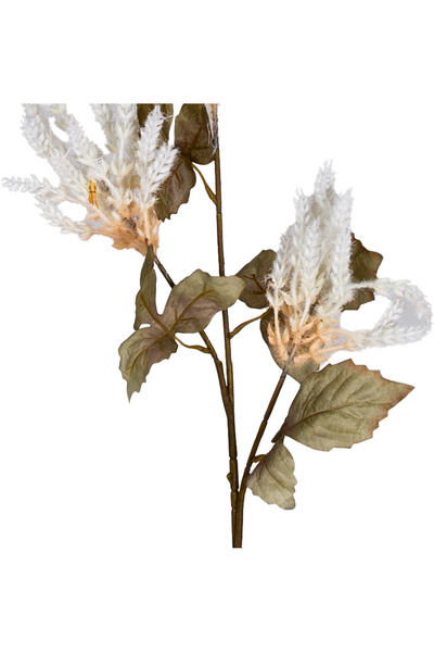 Herdekora Τεχνητό Φυτό Λουλούδι Παμπάς Κρέμα 90 εκ.