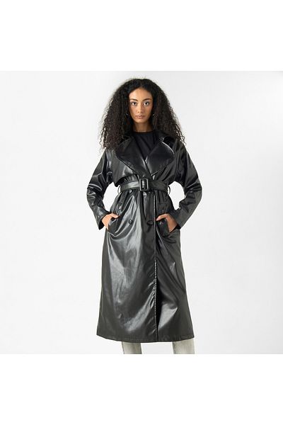 2Xtremz Leather Jacket With Long Sleeves And Pockets