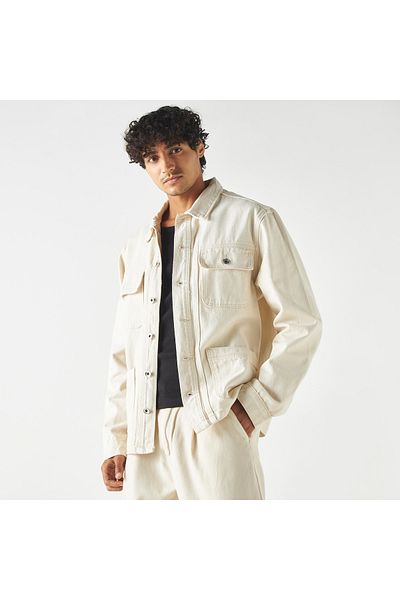 Lee Cooper Denim Jacket With Long Sleeves And Pockets
