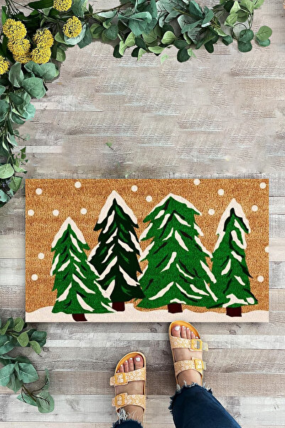 KARMAT Model de pin - Digital cu imprimeu Snow Flocked cu glugă Ușă interioar...