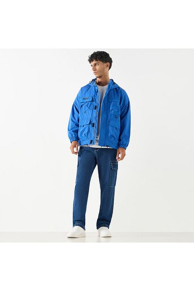 Lee Cooper سترة صلبة بغطاء رأس وجيوب
