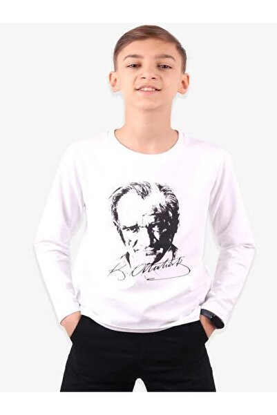 STEEL BABY 29 EKİM 23 NİSAN ÖZEL GÜN ATATÜRK BASKILI TÜRK BAYRAĞI BASKILI TİŞÖRT