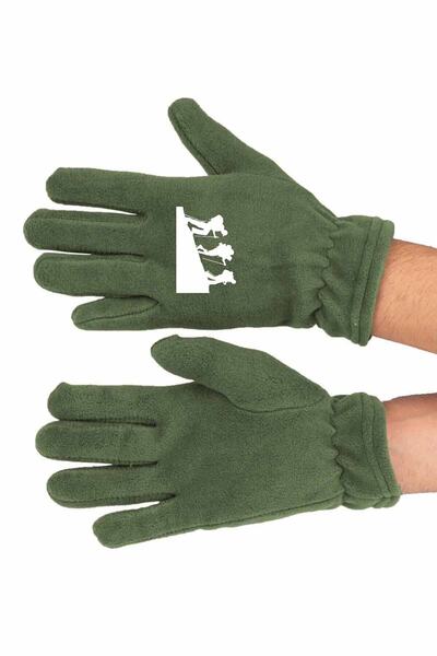 Fanze Зимни дълги ръкавици от флис - с печат „Алпинист“, rnz2829