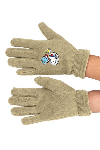 Fanze Mănuși lungi din lână polară Astronaut Snoopy rnz4514