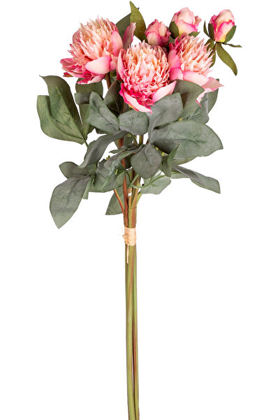 Herdekora Yapay Çiçek Şakayık Demet Somon-Pembe 60 Cm.