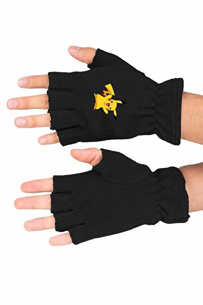 Fanze قفازات صوف شتوية مطبوعة بيكاتشو - rnz1828