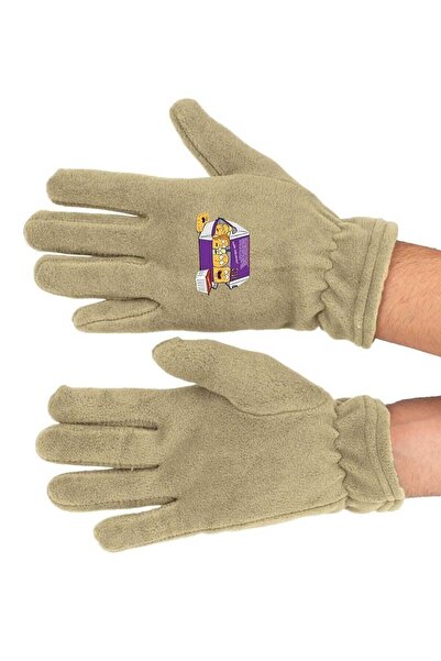 Fanze Mănuși lungi de iarnă din lână cu imprimeu Nugget rnz3630