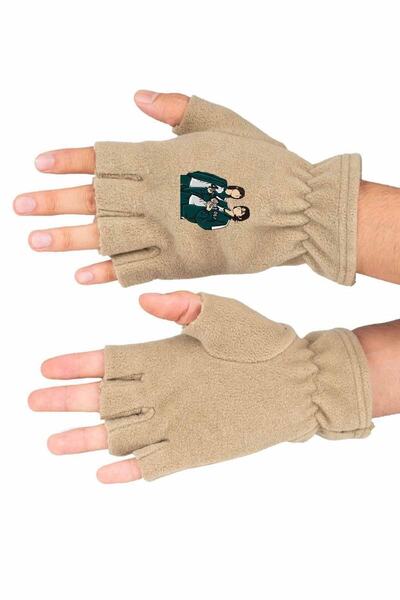 Fanze Mănuși de iarnă din lână polară cu imprimeu Squid Game rnz3148