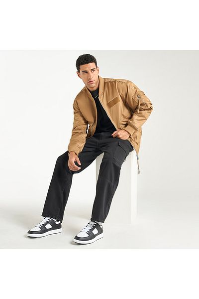 FAV Pocket Detail Zip Through Bomber Jacket