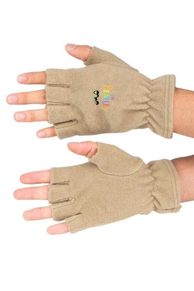 Fanze Mănuși de iarnă din lână polară cu imprimeu The Beatles rnz3732