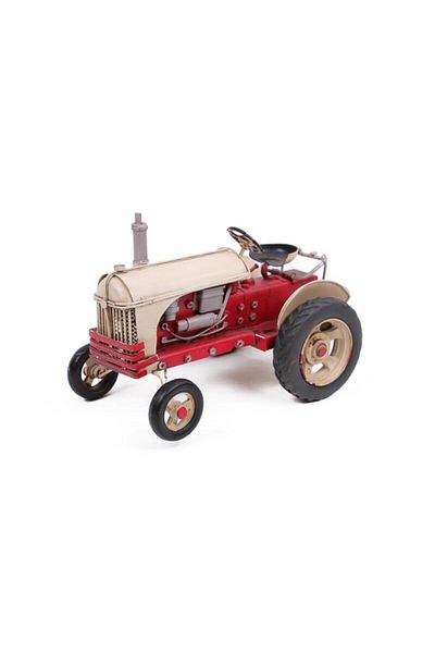 ECOME Metal Tractor Figurine Decorative Gift