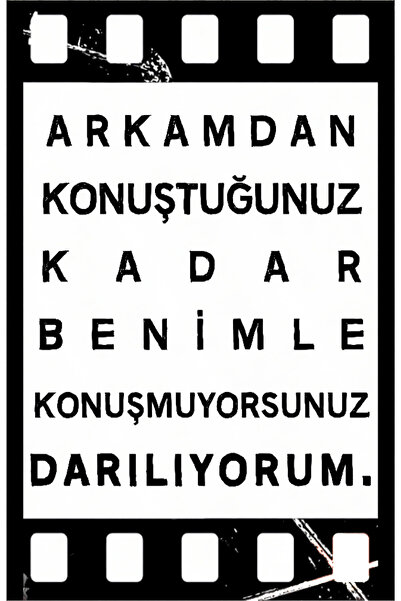 Written Retro Wooden Poster
