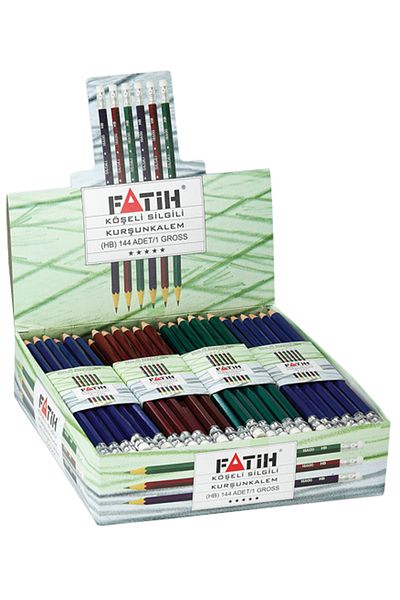 Fatih 144 Pencils - with Corner and Eraser