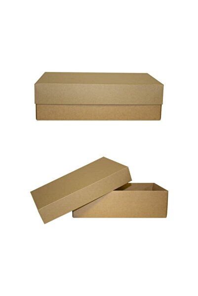 Parti Adresi Kraft Kutu Karton Hediye Kutusu 19X30X9 Cm