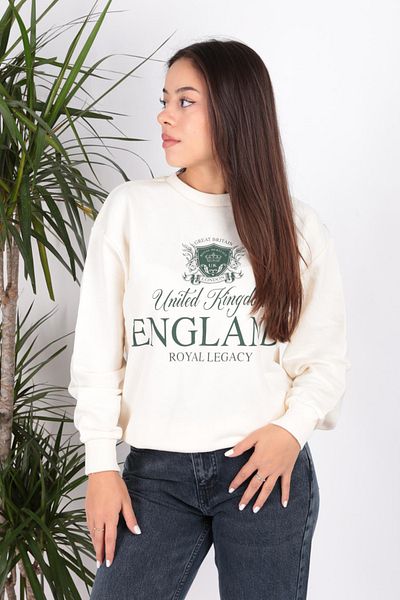 Fashion Friends 24K0142K1 Women's Oversize Printed Sweat