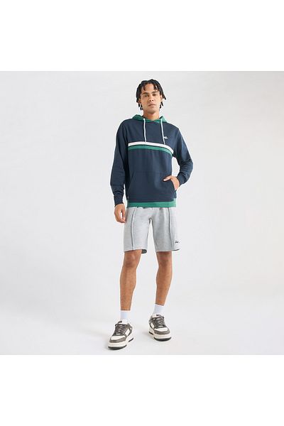 FAV Striped Hooded Sweatshirt with Long Sleeves and Kangaroo Pockets