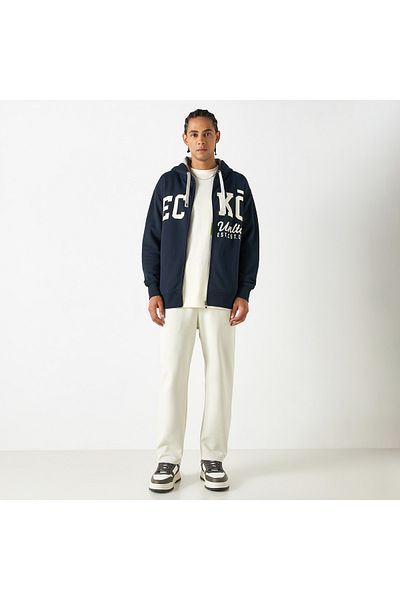 ECKO Logo Print Zip Through Hoodie With Pockets