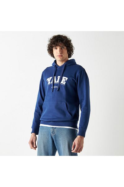 SP Characters Yale Applique Detail Hoodie with Kangaroo Pocket and Long Sleeves