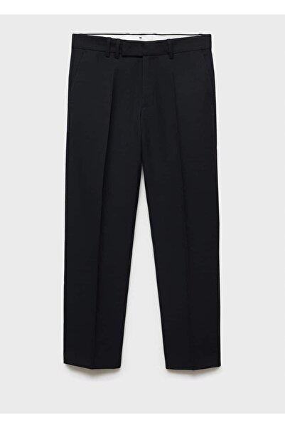 MANGO Man Regular kesim yün pantolon