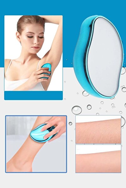 RELATOS Kristal Epilatör Acısız Manuel Tüy Dökücü Epilatör Tüy Silgisi Epilas...