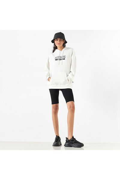 SP Characters Nirvana Graphic Print Hoodie With Kangaroo Pocket