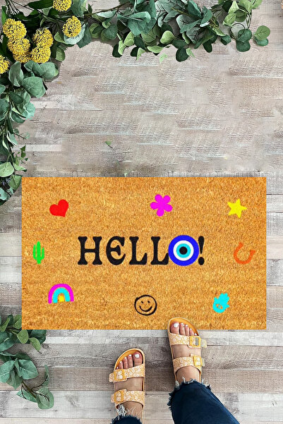 KARMAT Bună ziua, cu modele, imprimeuri colorate, covoraș pentru interior și ...