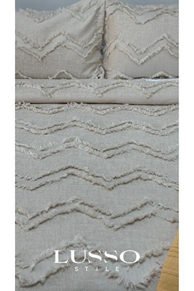 lusso stile Veneto Çift Kişilik Yatak Örtüsü 250x260 2 Yastık