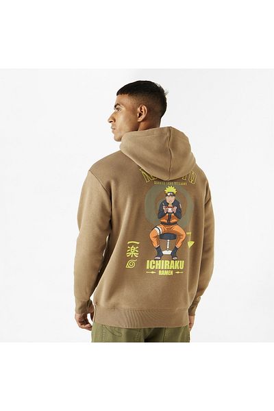 SP Characters Naruto Print Hoodie With Kangaroo Pocket