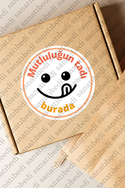 sanatıbedi 100 de bucăți autocolant de mulțumire cu tema Bon Appetit - Ambala...