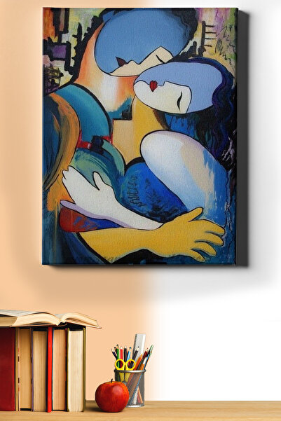 kendinyaphobi Sayılarla Boyama Seti Çerçeveli Kasnaklı Sevgilim 2 40x50 Cm