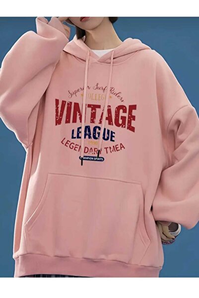 KOZİA OUTDOORS štampana unisex majica sa kapuljačom, oversized model