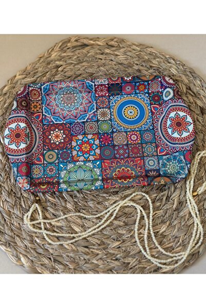 Den Tasarım Hediyelik صينية عرض صغيرة بنمط سيراميك البلاط - قطعة واحدة